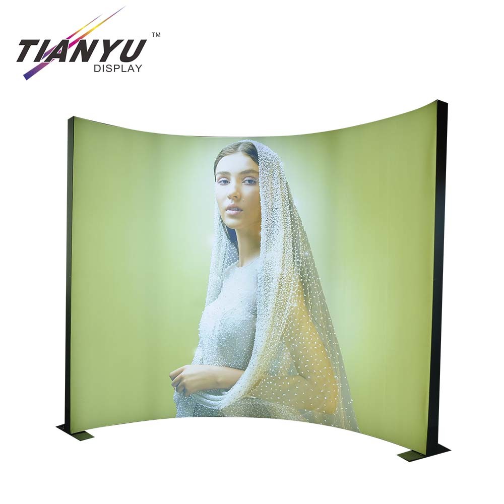 Forma personale UV stampa Tela Tessuto Alluminio Profilo display advertising segno retroilluminato a LED Lightbox