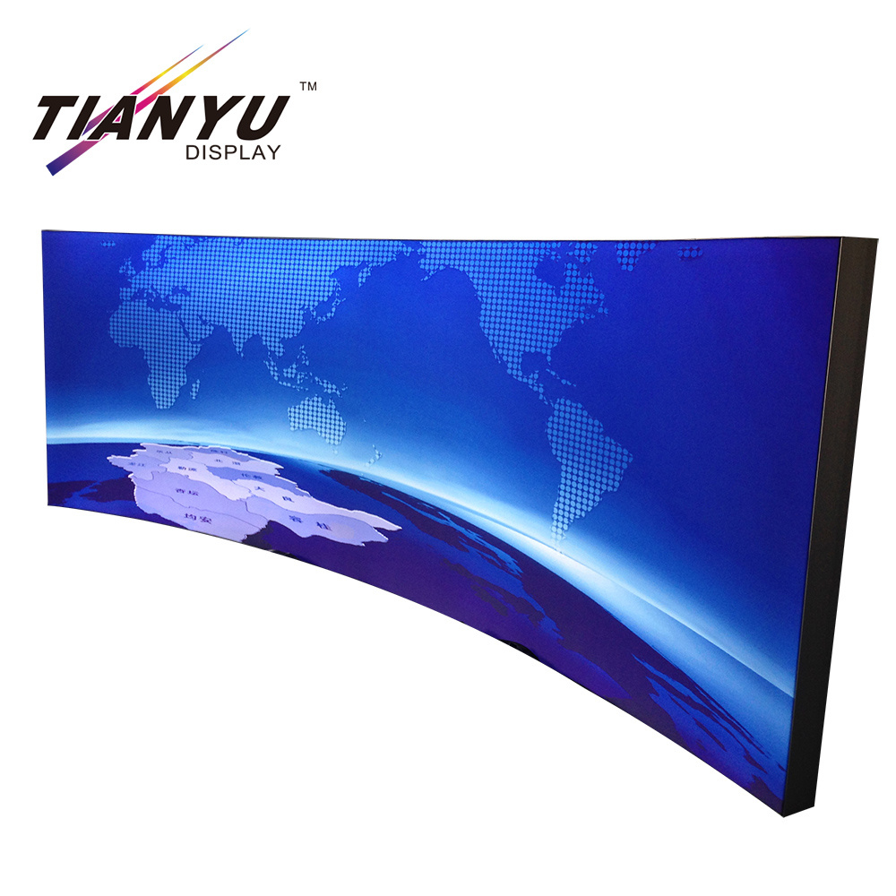 Tianyu display di Frameless Indoor / Outdoor Advertising tessuto LED tessile da pavimento Light Box Sign