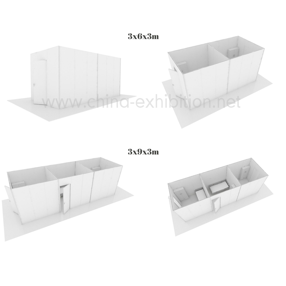 mobile modular booth quarantine hospital medical isolation room