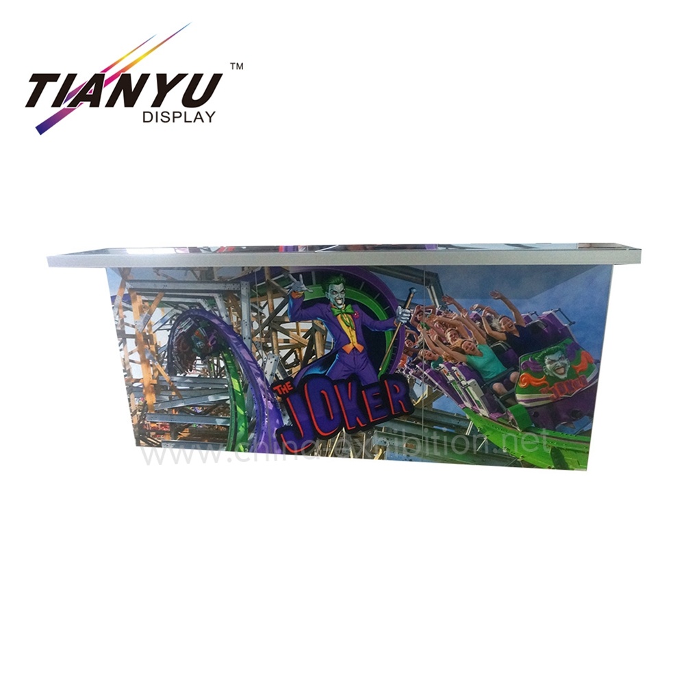 Banchi di mostra modulari della cabina del campo da giuoco del tessuto con la grafica di doppie dimensioni