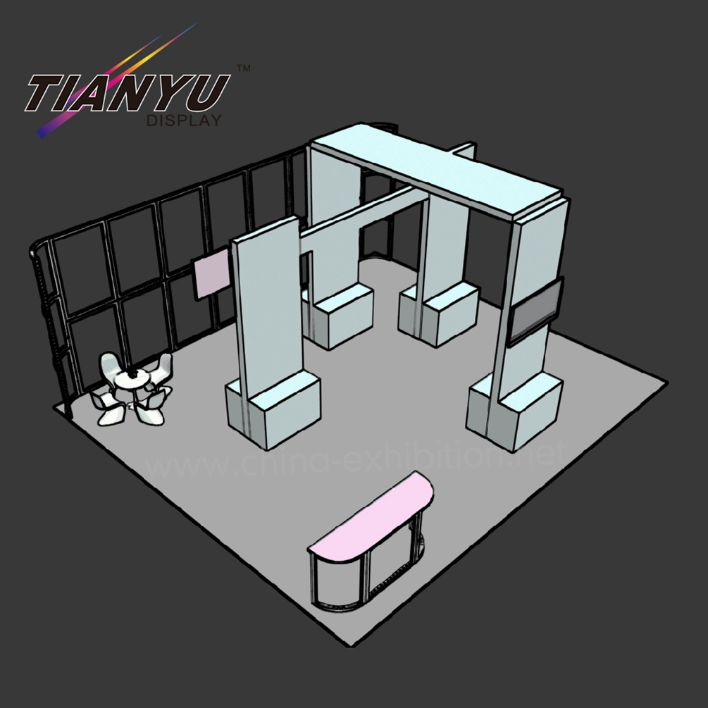 20X20FT Individuelle Messestand Planung und Fertigung