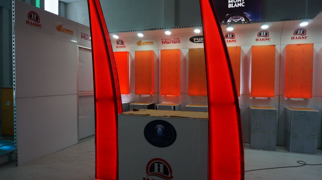 الألومنيوم أنبوب الإطار التوتر النسيج معرض بوث