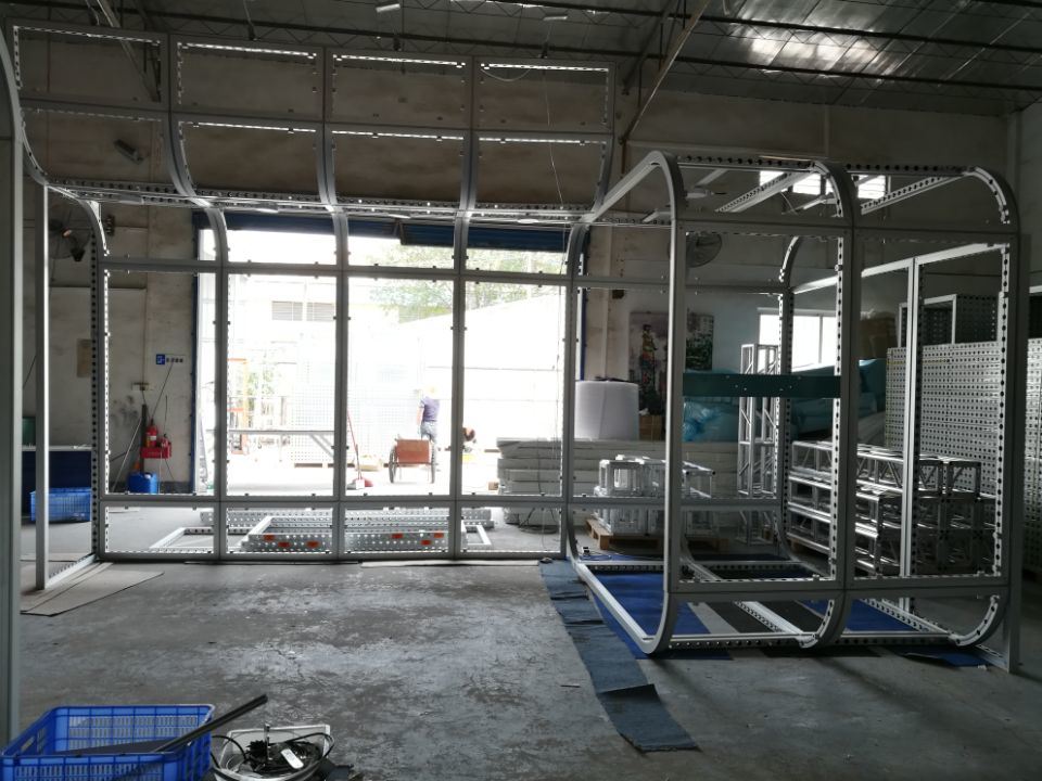 Vendita calda Exhibition stand fiera Stampa tessuto di tensionamento di visualizzazione