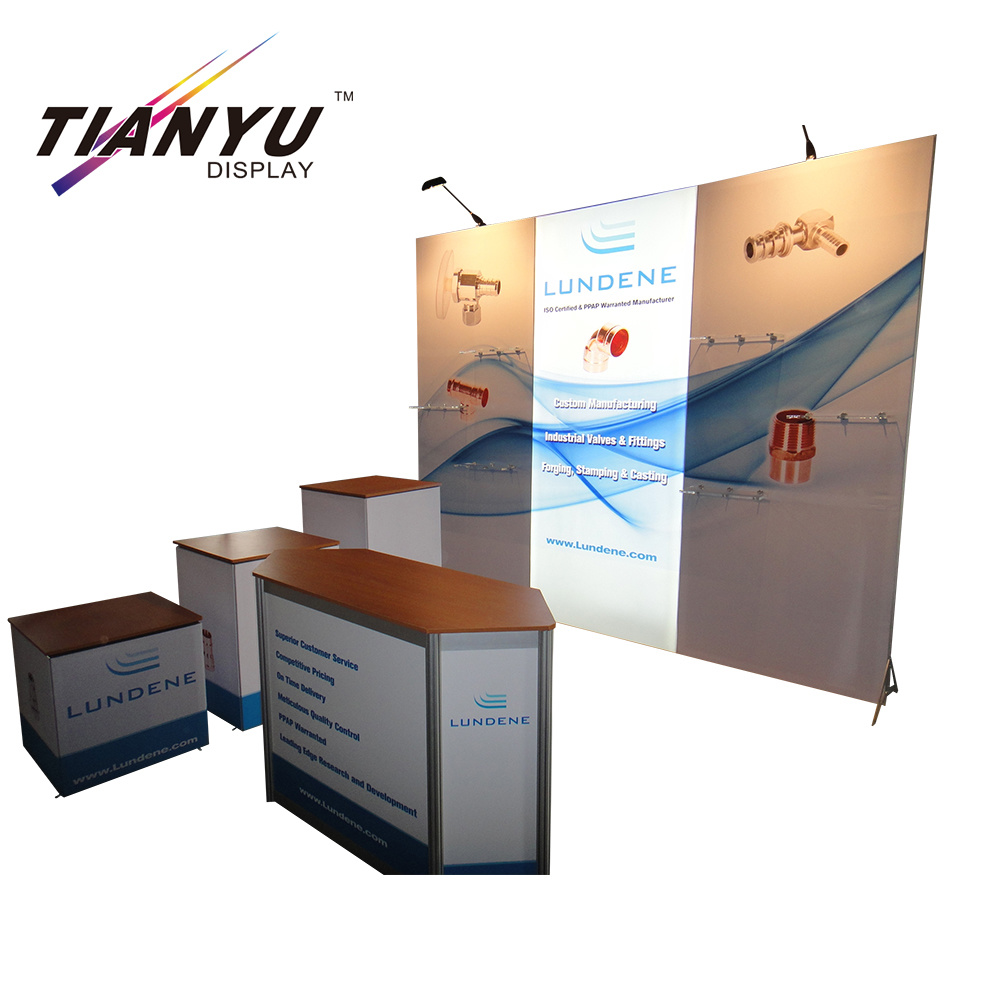 10ft Pameran Portabel Booth 3X3 Booth Tampilan untuk Trade Show