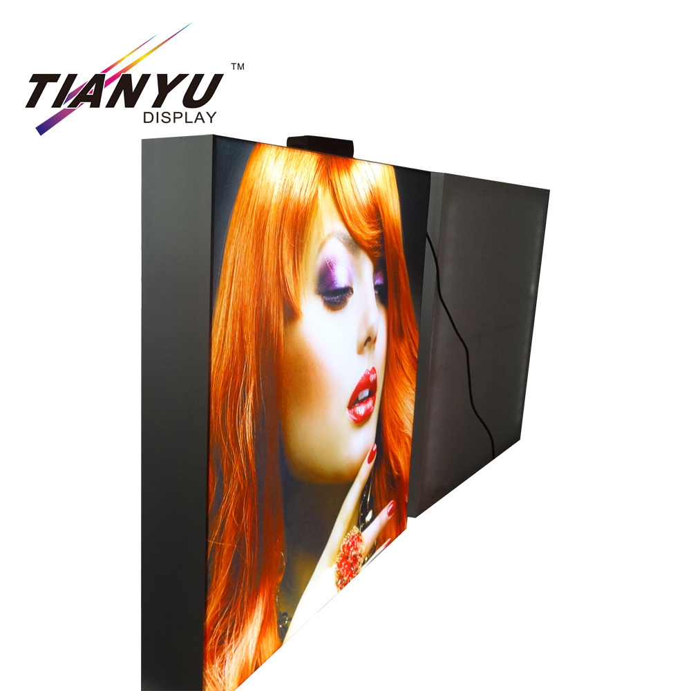 Ketegangan Fabric Aluminium Backlit Tampilan Light Box
