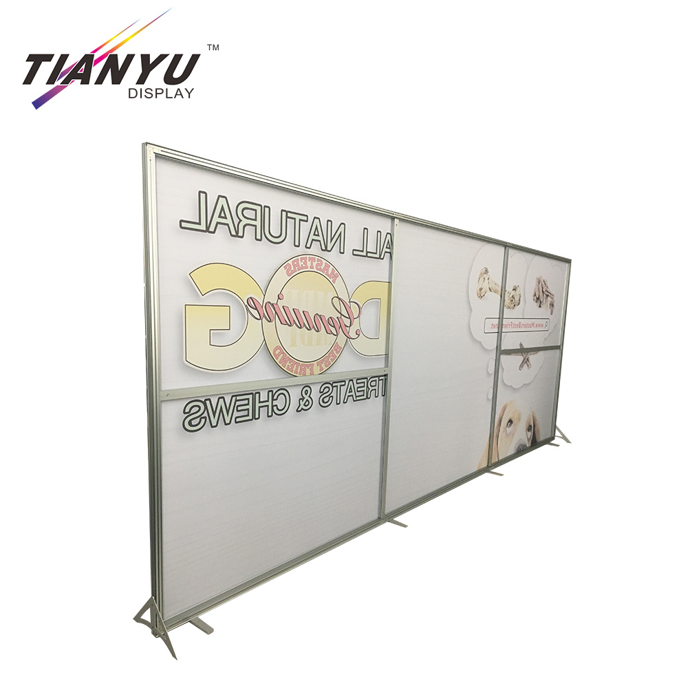 F&aacute;cil de instalar Exposici&oacute;n cabina de la demostraci&oacute;n Tel&oacute;n de fondo del soporte Feria de Dise&ntilde;o