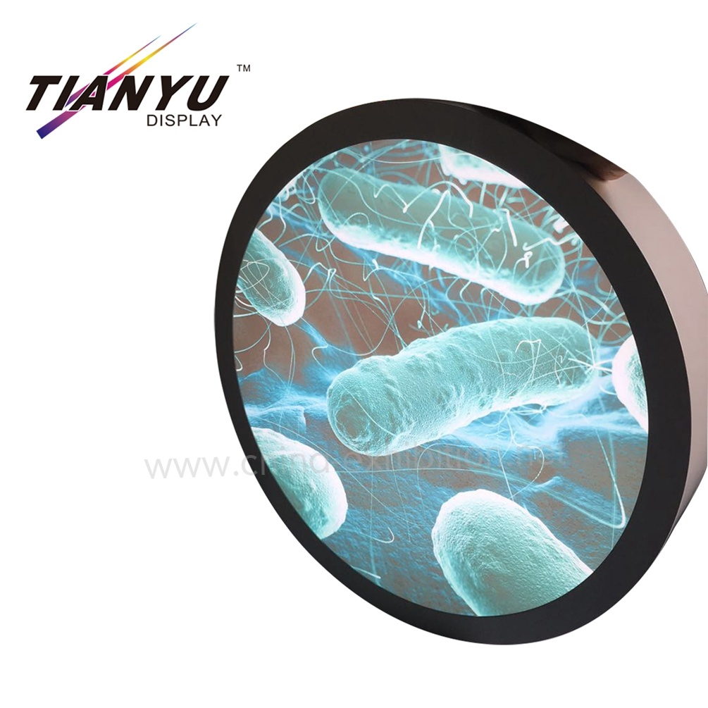 Pubblicit&agrave; Light Box in alluminio Profilo Pubblicit&agrave; tavole di segno Circle Light Box