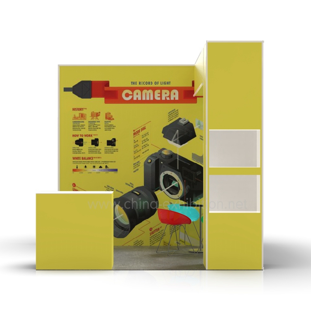 Gratis Desain Populer Trade Show Display, Pop up Display, Pop up berdiri, Backdrop berdiri