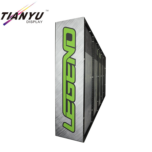 Gratis Standing LED Light Box Backlit Trade Show Pameran Booth