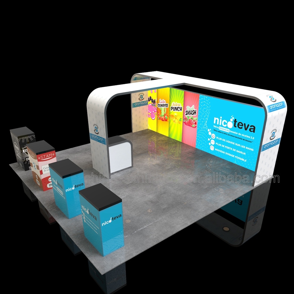 Maniera modulare portatile 6X6 Trends Stand Fiere standard personalizzato Exhibition Booth design