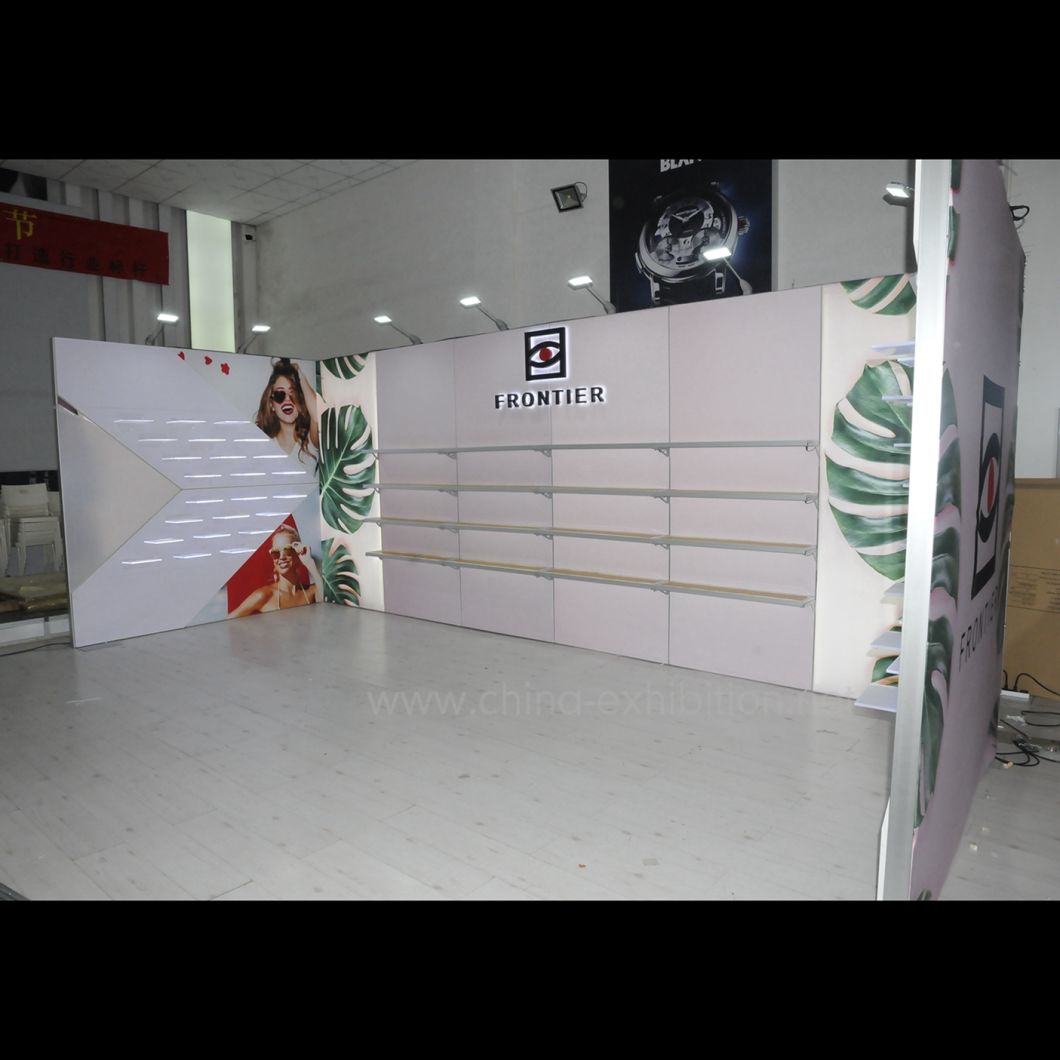 10X20FT 3X6m Divisorio per stand fieristico moderno gratuito portatile riutilizzabile in America per stand fieristico