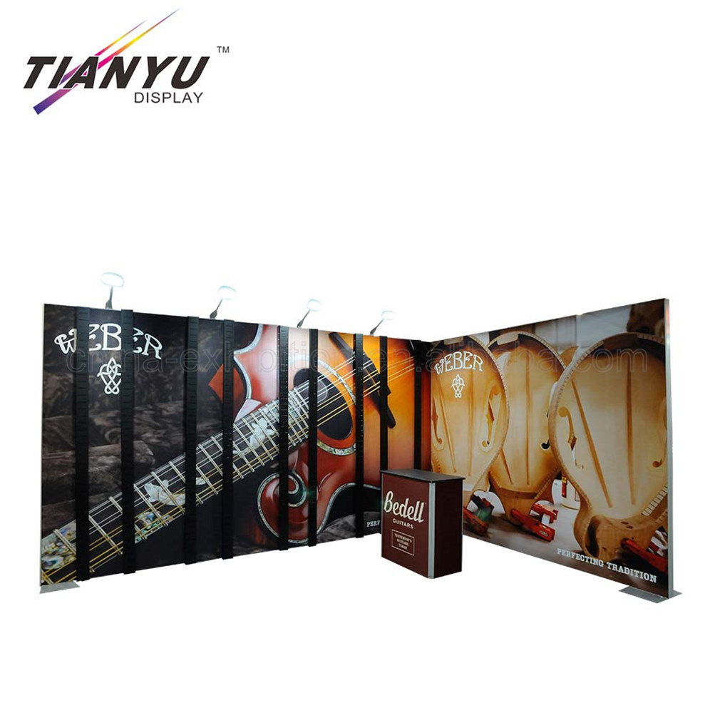 Parete della stecca della fiera commerciale della divisione della cabina di mostra della chitarra di pubblicit&agrave;