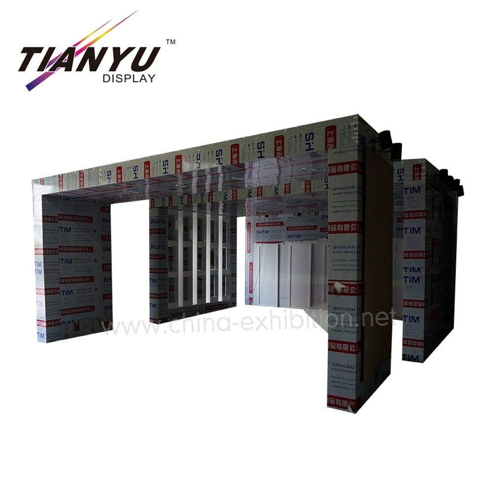 Cabina espositiva in alluminio su misura