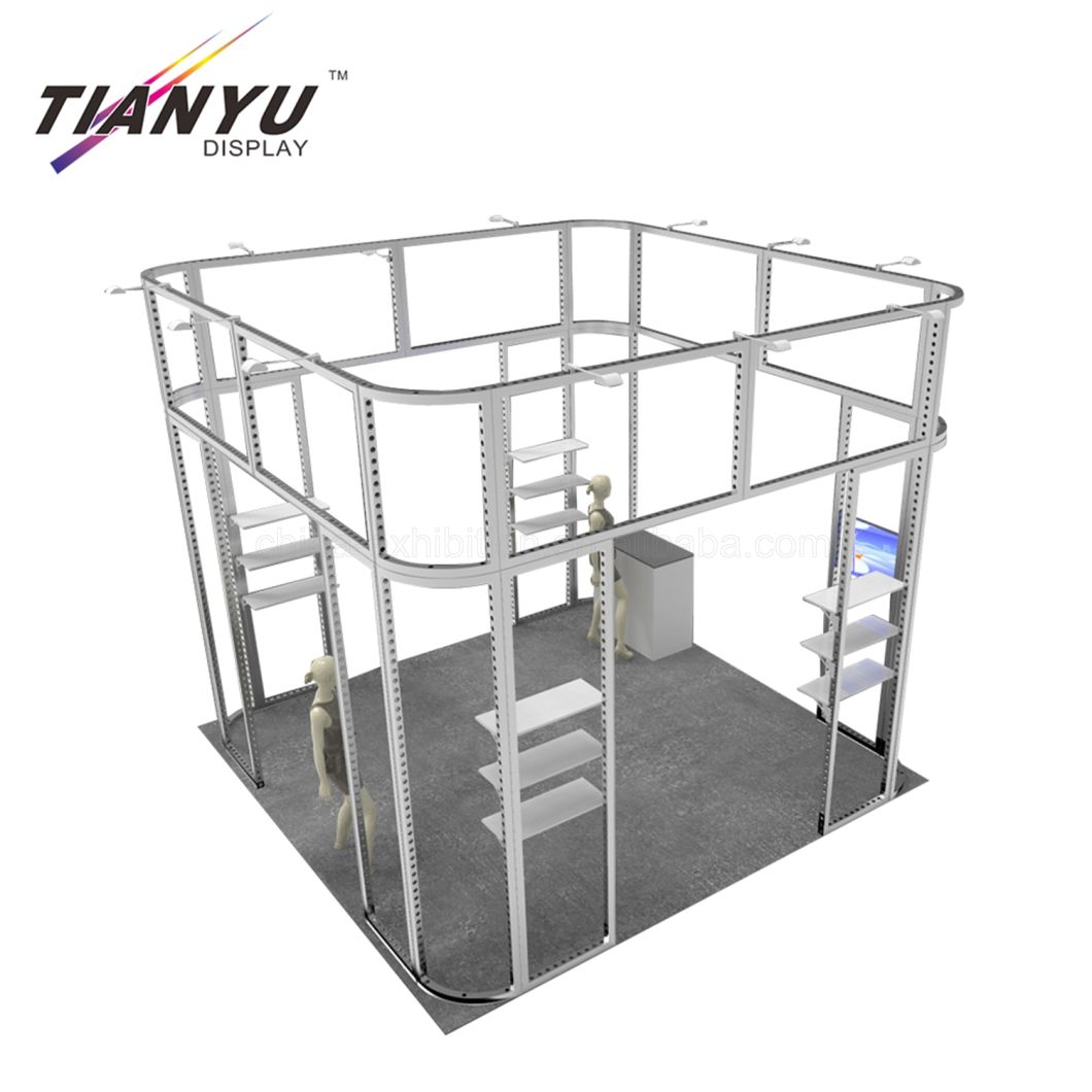 10X10 personalizzato metallo del banco di mostra con progettazione grafica