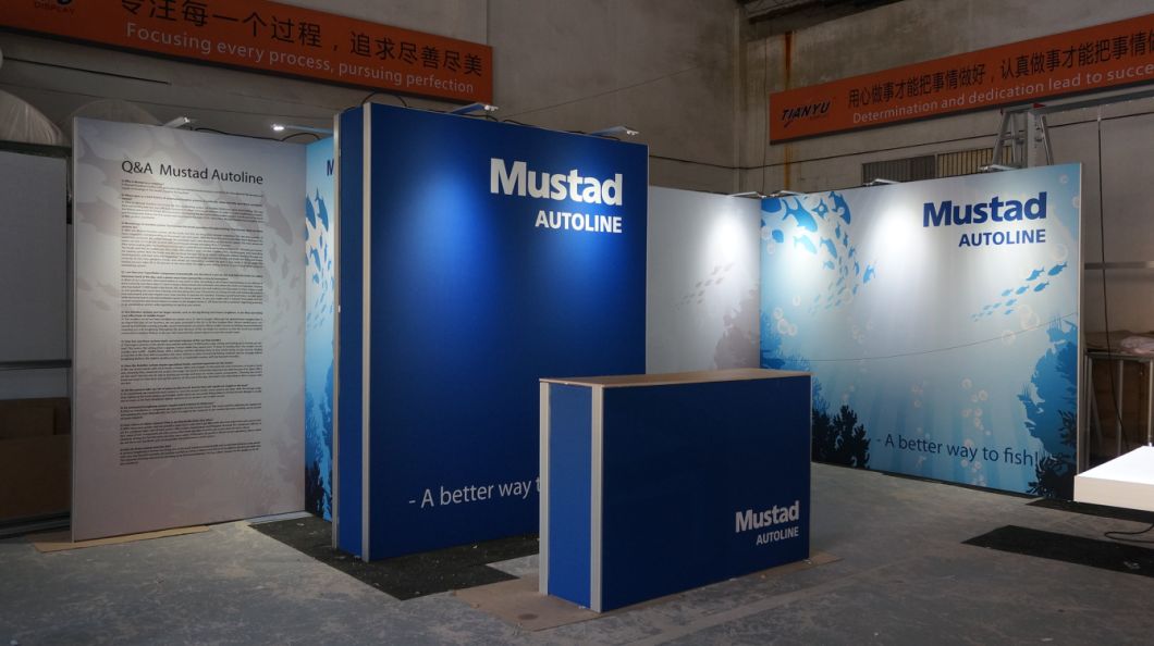 Personalizado 6X6 Publicidade Trade Show Booth alum&iacute;nio