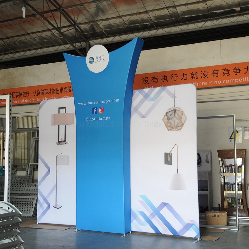 Горячая Продажа Advertising10X20 пользовательского логотип Trade Show Дисплей ткань напряжение