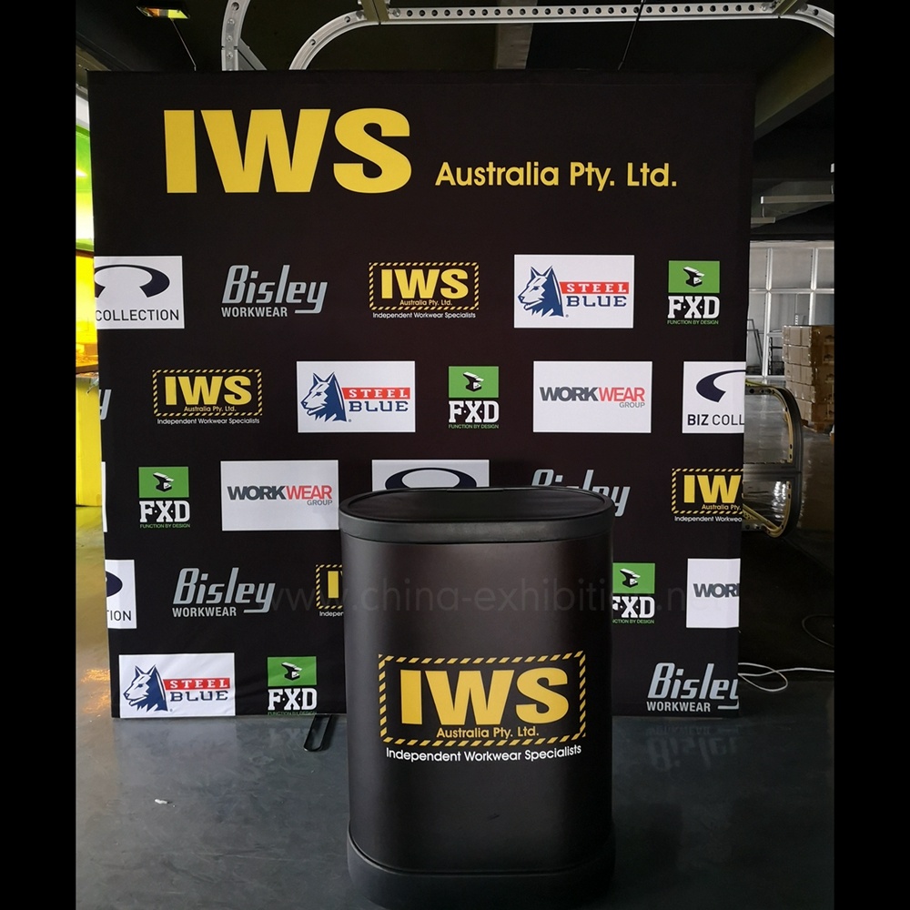 10ft Tercepat Perakitan Pop up Tampilan untuk Trade Show Pameran