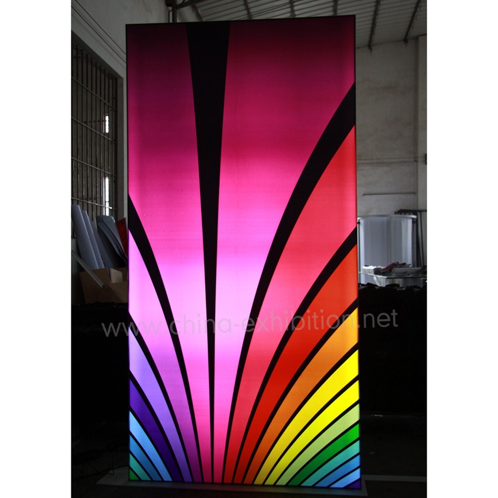 Portabel Disesuaikan Indoor / Outdoor Aluminium Lampiran Pameran Light Box