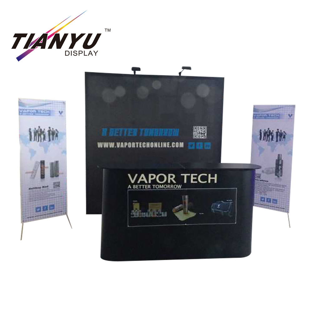 L'alta qualit&agrave; curvo Trade Show Pop up display banner stand