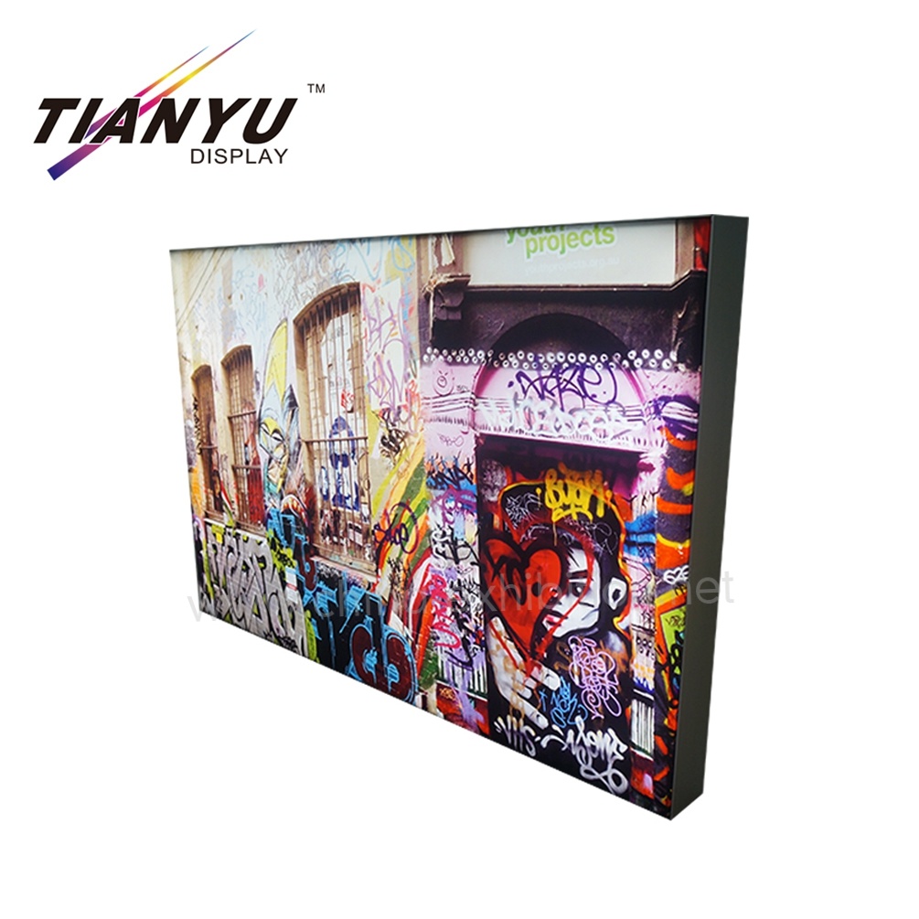 Libera la nave Large Size Bordo Lit ID Double Side tessuto Display Advertising Light Box