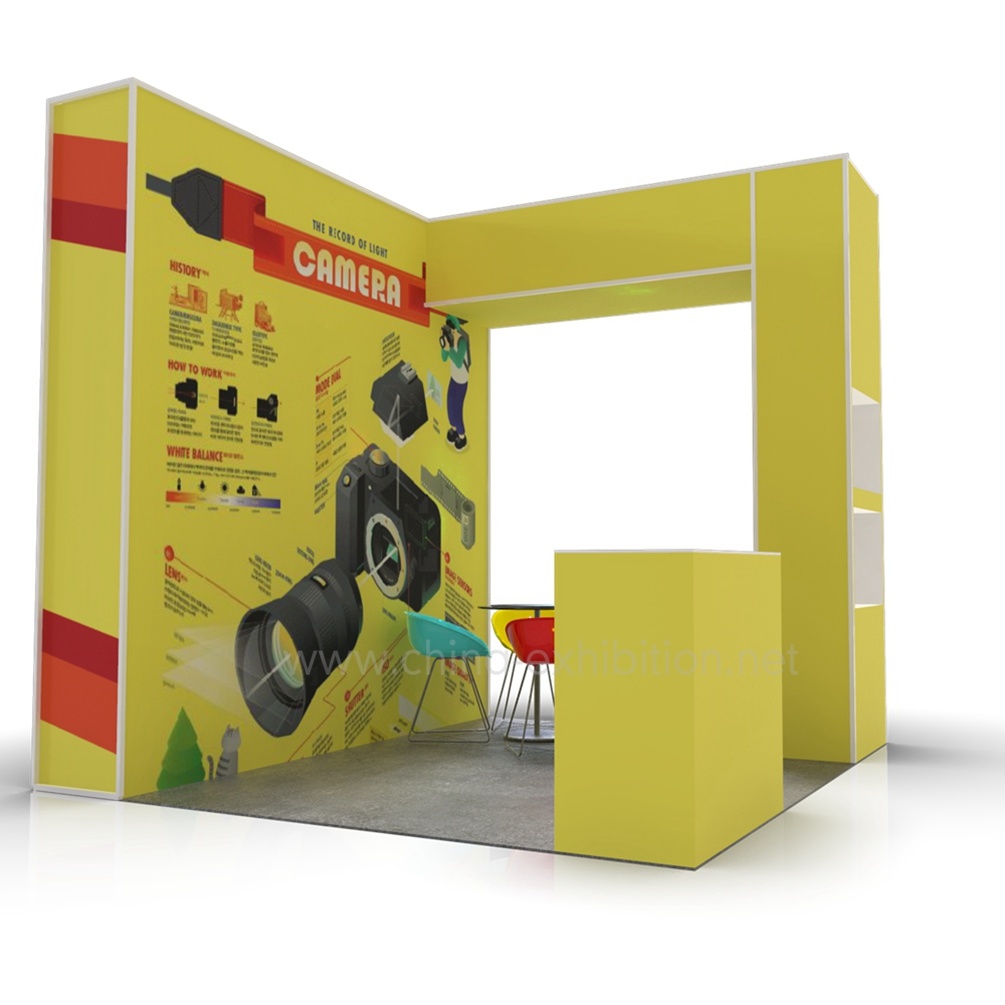 Gratis Desain Populer Trade Show Display, Pop up Display, Pop up berdiri, Backdrop berdiri