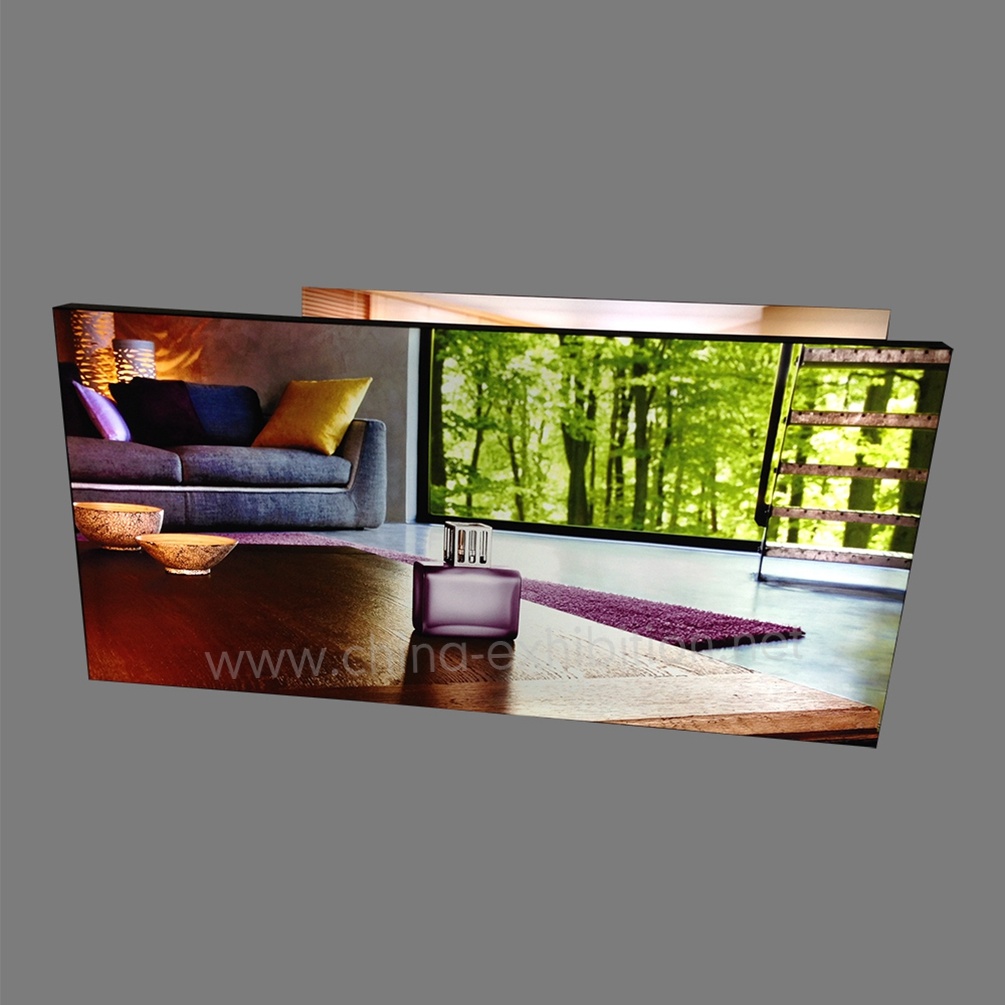 Indoor Advertising Display met achtergrondverlichting LED Stof Light Box Muur