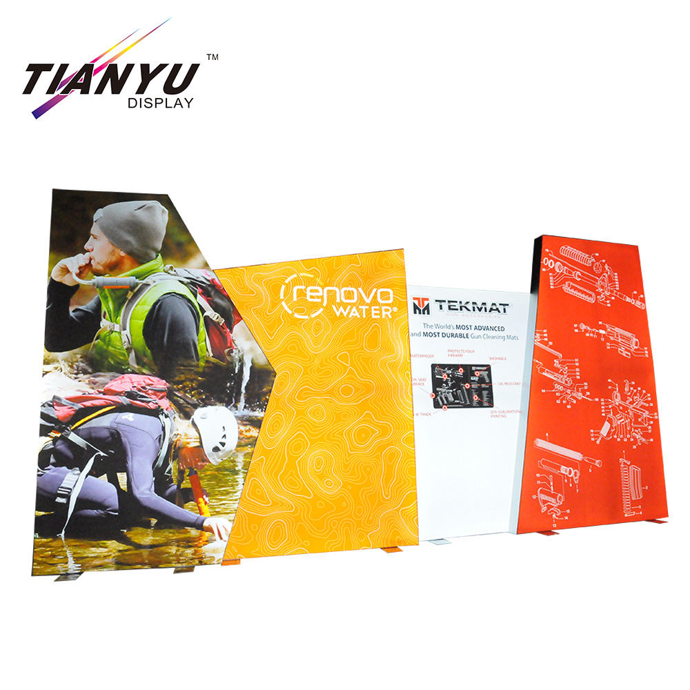 10'x20' Trade Show pameran Pondok Daun Dari Taining Tampilan