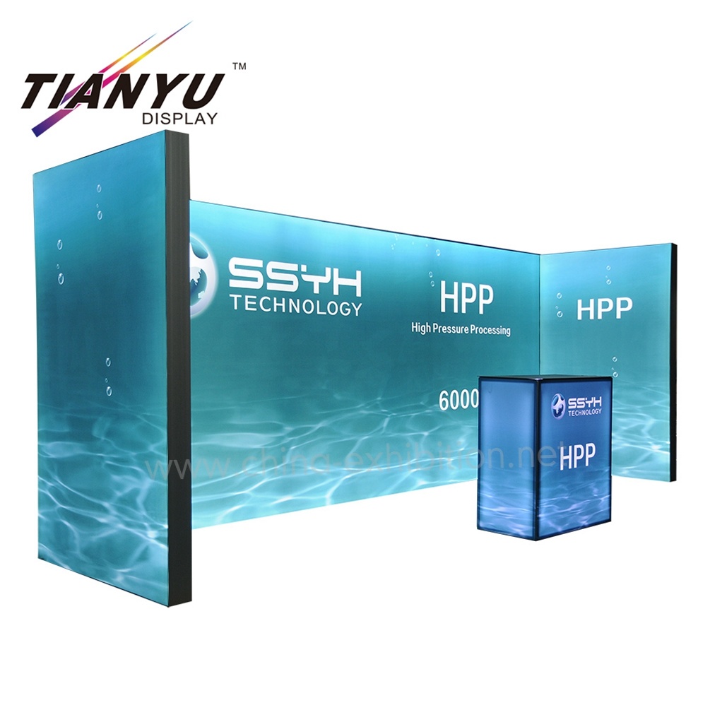 Professional Excepcional perfil personalizado de impress&atilde;o de alum&iacute;nio Sistema 3X6 Exposi&ccedil;&atilde;o Booth design