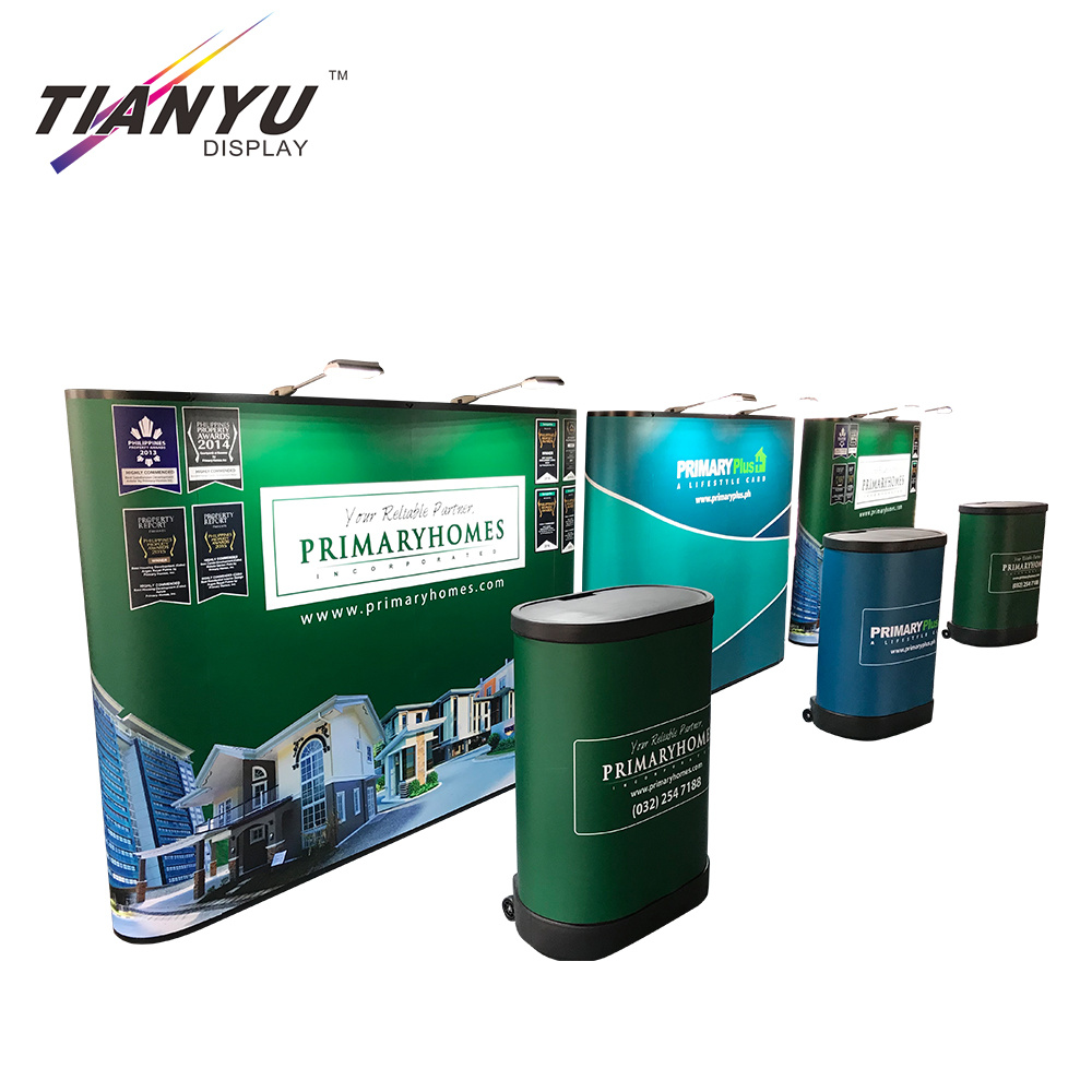 Indoor / Outdoor Fundo port&aacute;til Primavera Pop up stand de banner