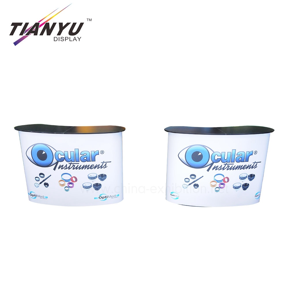 Lipat Exhibition Booth PVC Backdrop Dinding Magnetic Pop up Tampilan Banner