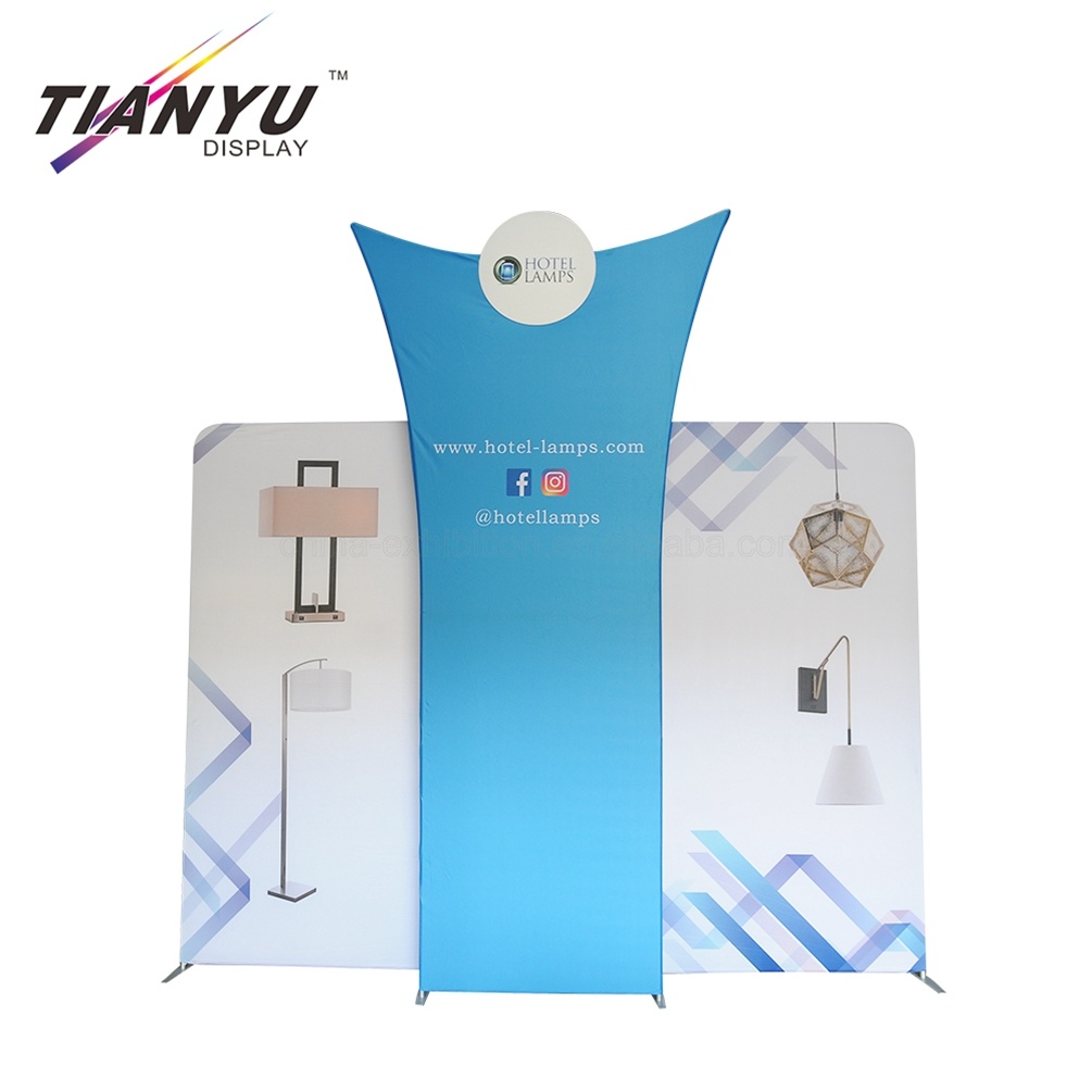 Горячая Продажа Advertising10X20 пользовательского логотип Trade Show Дисплей ткань напряжение