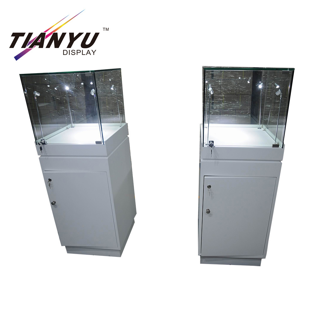 Gedrukte Tension Fabric Achtergrond Stand Custom Trade Show Booth display design 10X10 voor beursstand