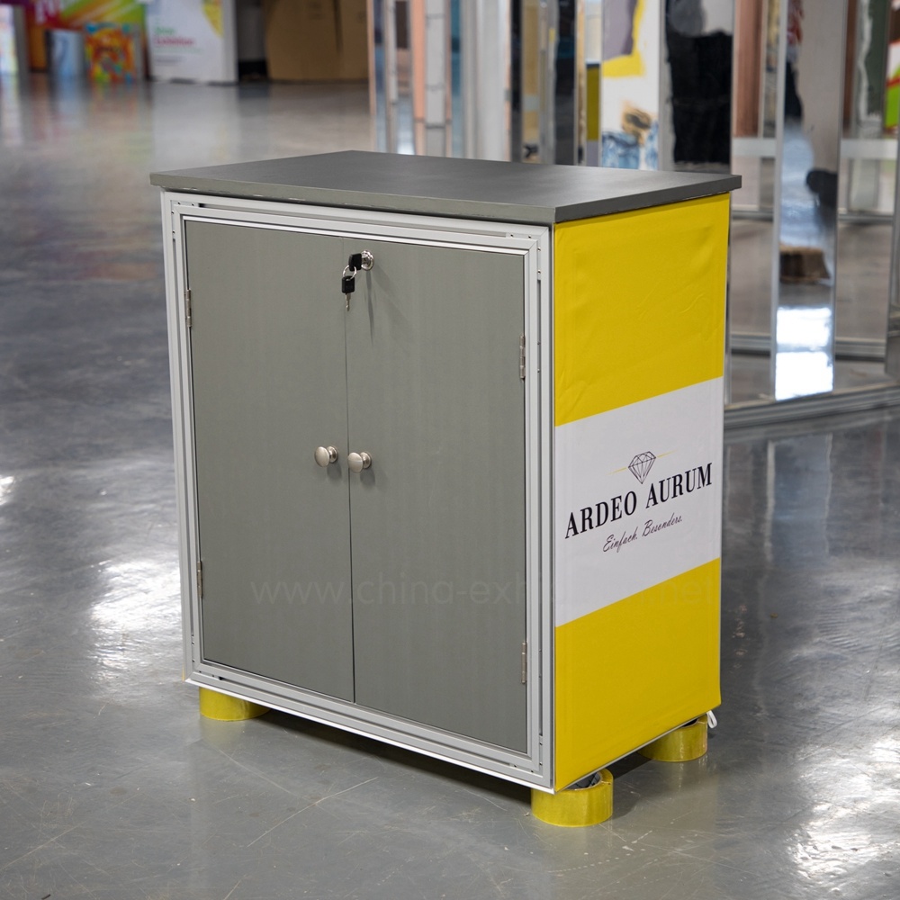 PVC dan Tekstil Foto Back Drop Tampilan 3D Desain Ringan Pop up berdiri.