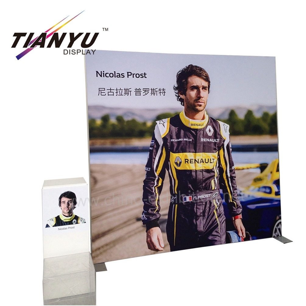 Banner Stand Publicidade Light Box Side duplicada para Exhibition Booth Trade Show
