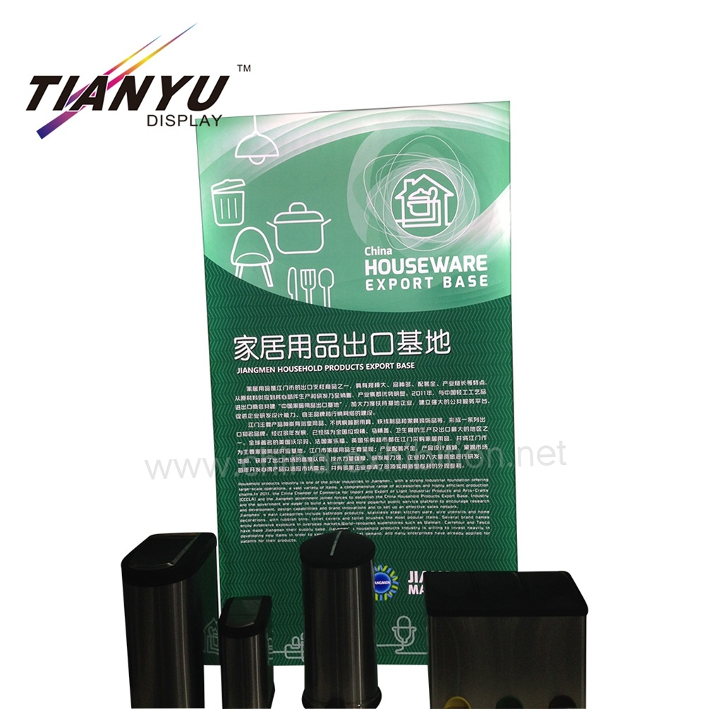 Iklan Guangdong Tampilan Aluminium Bingkai Fabric Light Box Side Menyala Tampilan