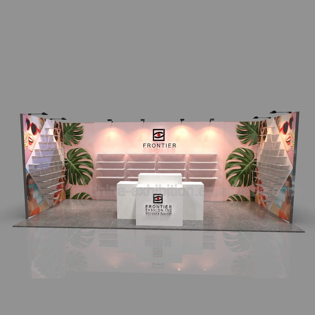 Rifornimento della fabbrica 3X6 installazione di vendita caldo maniera modulare Exhibition Booth display