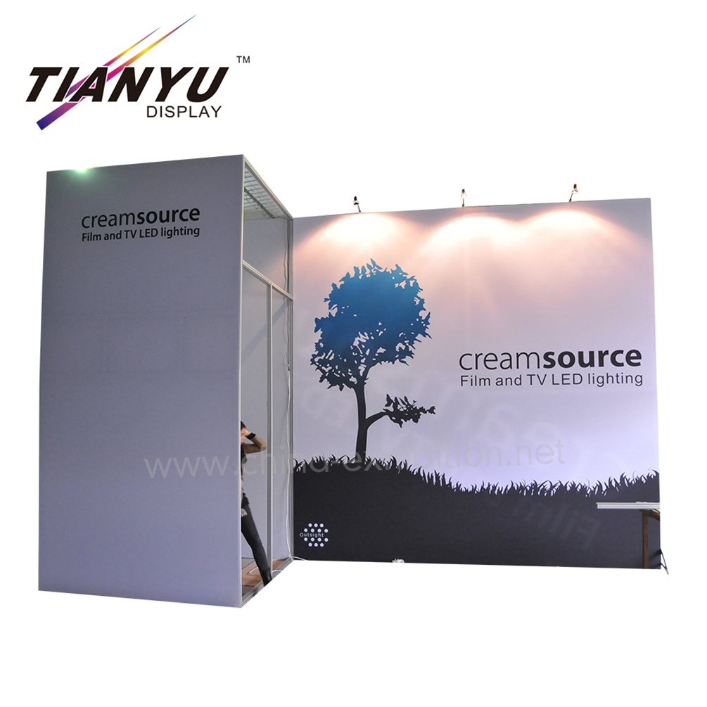 Vendite Film e TV Illuminazione a LED per stand espositivo modulare in alluminio 3X6