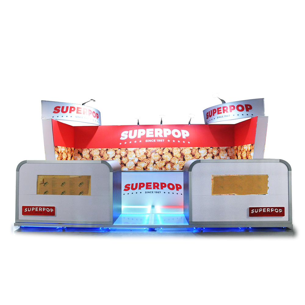 20X20FT salon d'&eacute;tag&egrave;re stand modulaire moderne Stand d'exposition