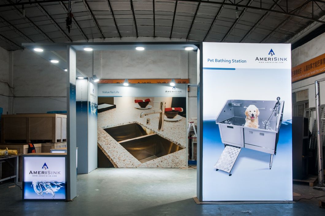 Einfacher Event Design Einfacher Quick Setup Benutzerdefinierte Alurahmen Messe-Display