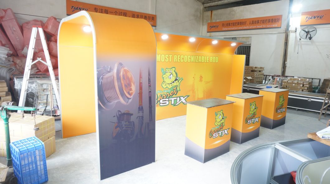 10ftx10FT Fabric Ketegangan Tampilan Tampilkan Perdagangan Pameran Booth