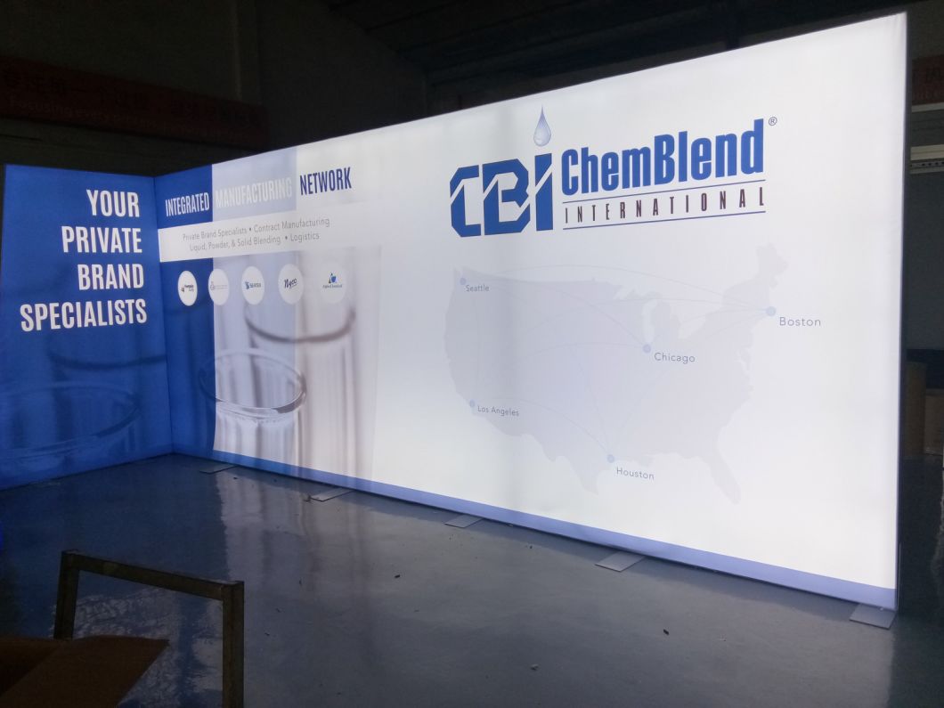 حار بيع المحمولة الألومنيوم معرض حامل جودة عالية مزدوجة الطابق معرض بوث