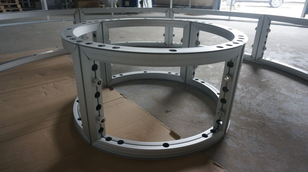 Standar Curved Portabel Pameran Booth Dijual