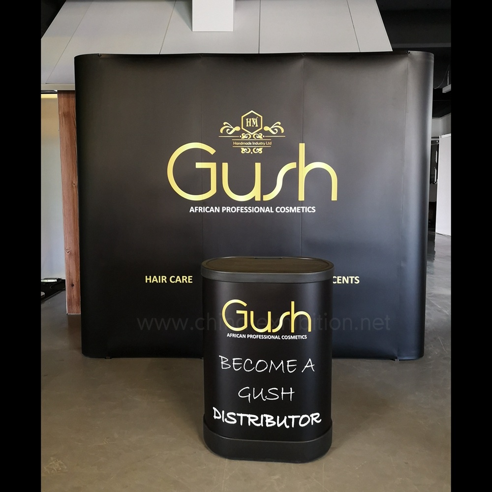 La tensione 3m * 3m alluminio Fabric Pop up Tradeshow Booth