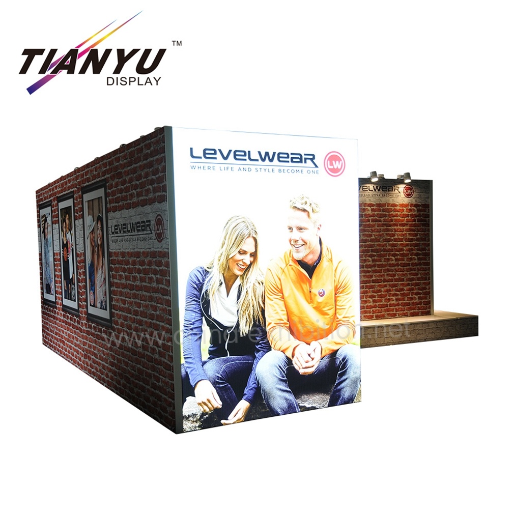 Cabina della fiera commerciale di vestiti 20X20FT di vendita dell'estrusione di alluminio riutilizzabile di tendenza futura