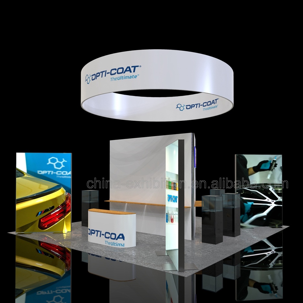 20FT Exhibition personalizzato fiera stand Progettazione Stand Utilizzato per Jiangmen International Exhibition Center