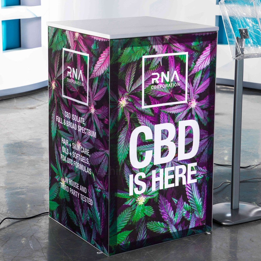 Vendite calde Tarde cabina di esposizione pop-up display stand per l'evento espositivo