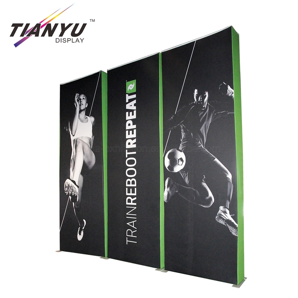 Telaio in alluminio Popolare Sfondo stand del tessuto di tensionamento Display Stand Rack