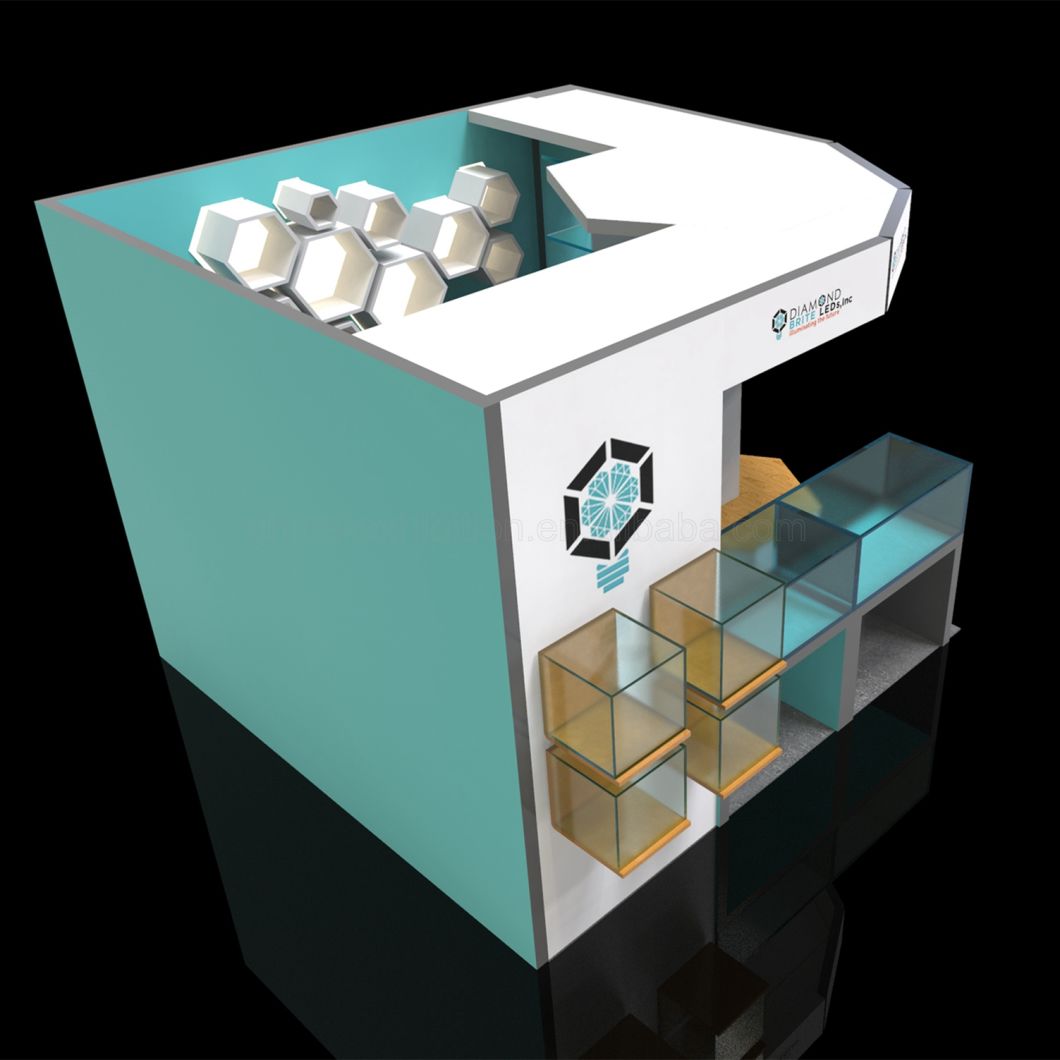 トレードショー機器用小型アルミモジュラーカスタマイズブース