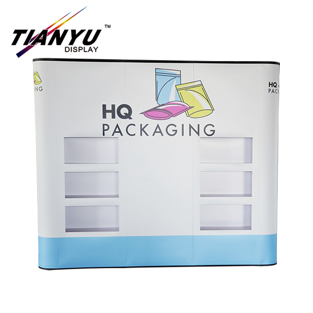 OEM Pubblicit&agrave; Arredamenti per le esposizioni / pieghevole Pop up basamento della bandiera / bandiera di stampa stand