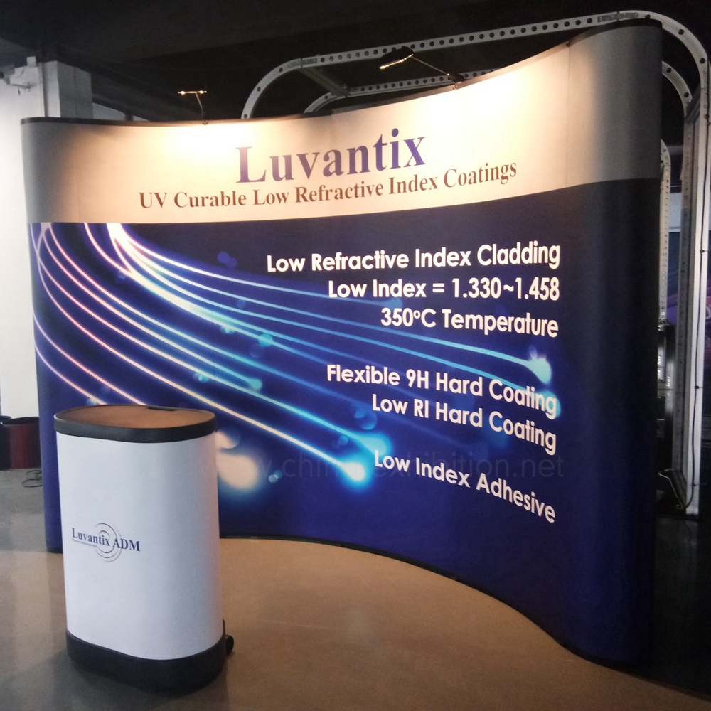 Popolare 10 piedi all'aperto su misura Pop up portatile pieghevole Kiosk Booth mostre fiere Displays